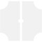 Ekena Millwork Haus Architectural Grde PVC Contemporary Ceiling Medallion, Two Piece, 34"OD x 3"ID x 11 1/4"C x 1"P CMP34HS2-03000 - alternate 2
